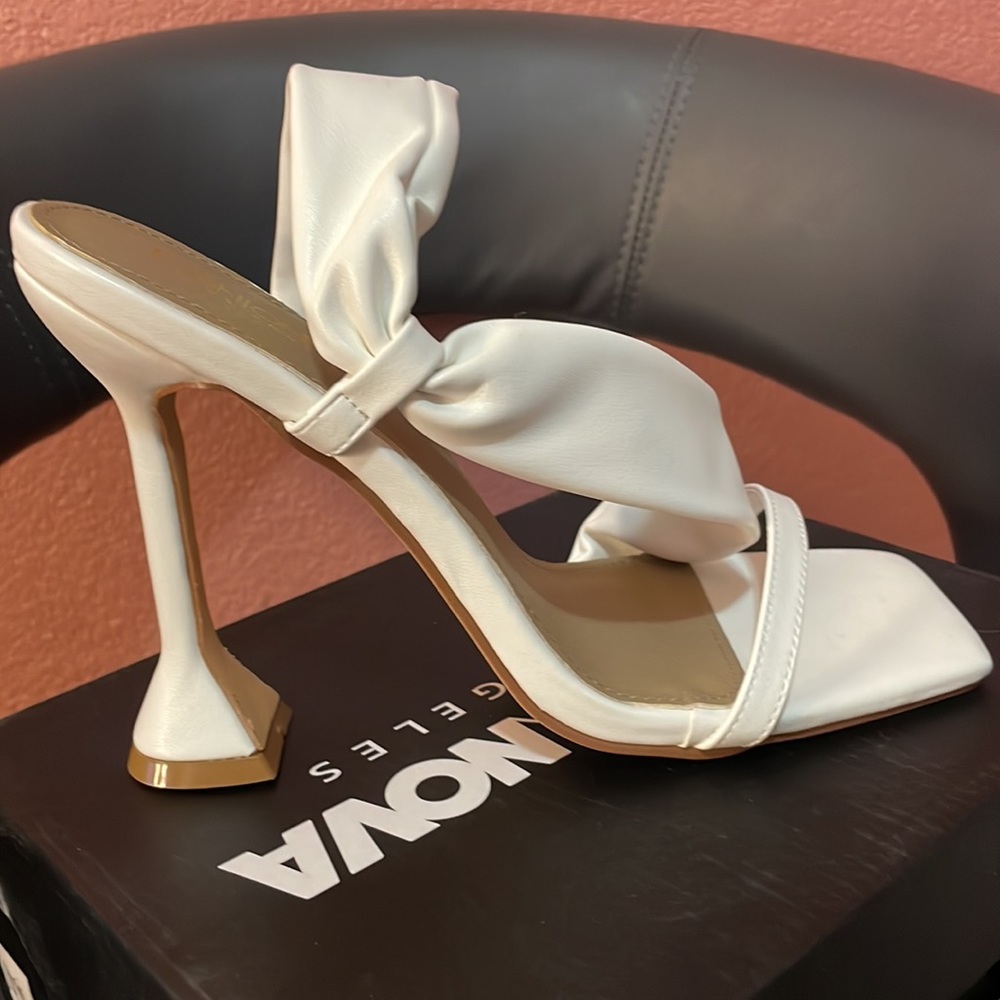 Stacie White Fashion Nova Heels
